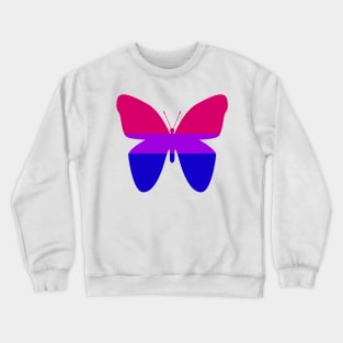 Bisexual Butterfly Crewneck Sweatshirt